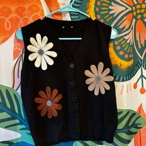 flower vest - no tag